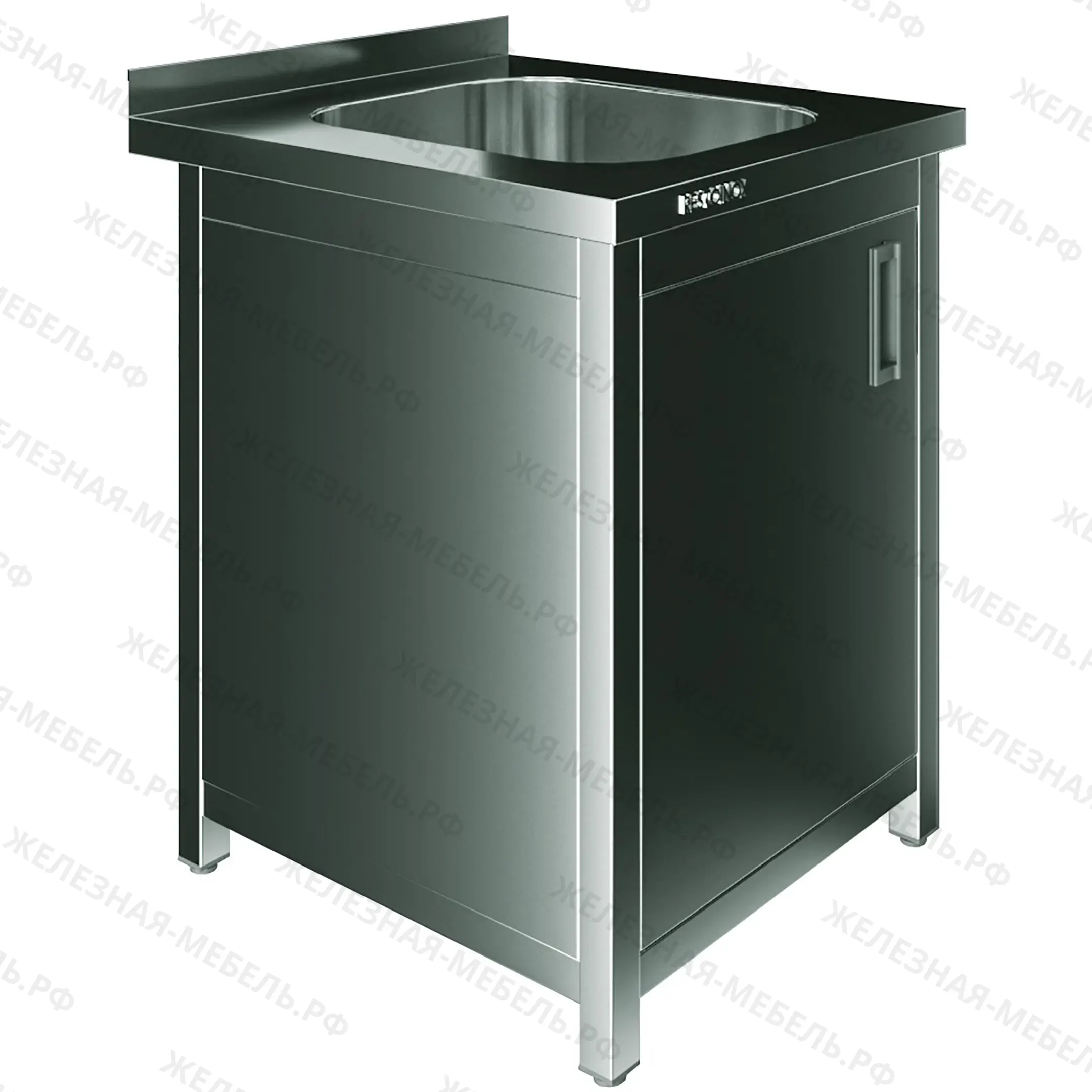 Рукомойник напольный закрытый restoinox РНЗ-40/40/85-Б